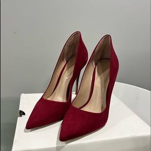 ALDO CASSEDY PUMPS STILETTO HEELS WINE